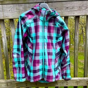 The North Face hooded TNF Apex soft shell jacket